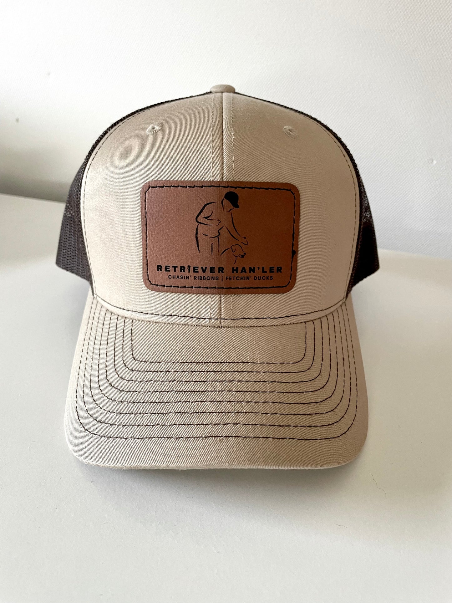 Khaki/Brown Patch Hat