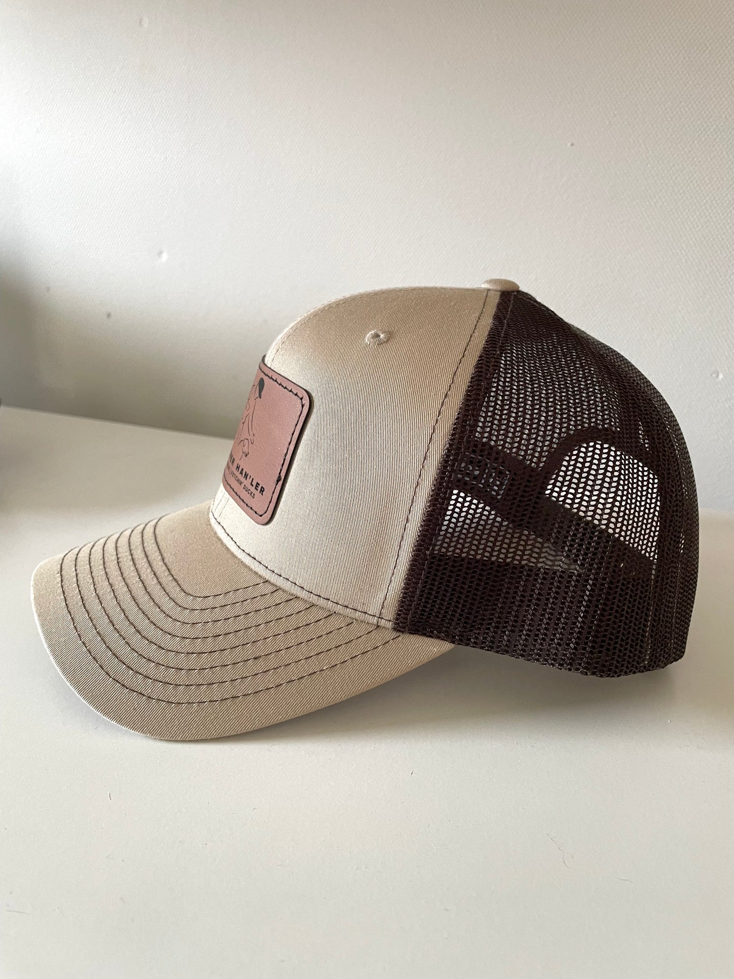 Khaki/Brown Patch Hat